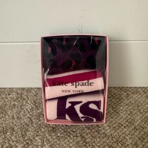 Kate Spade Pink and Purple Socks Set
